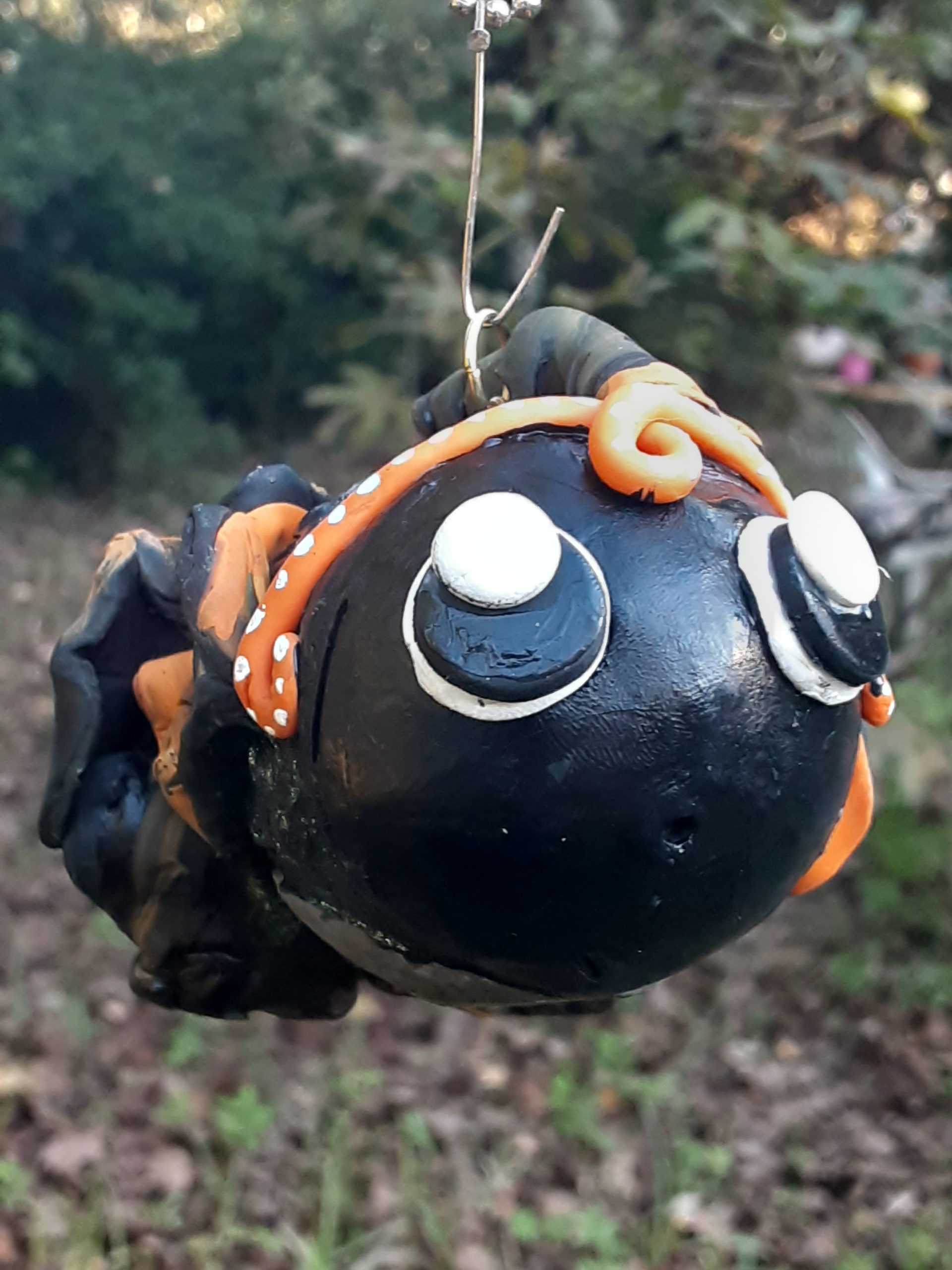 Black and orange goldfish Ornament