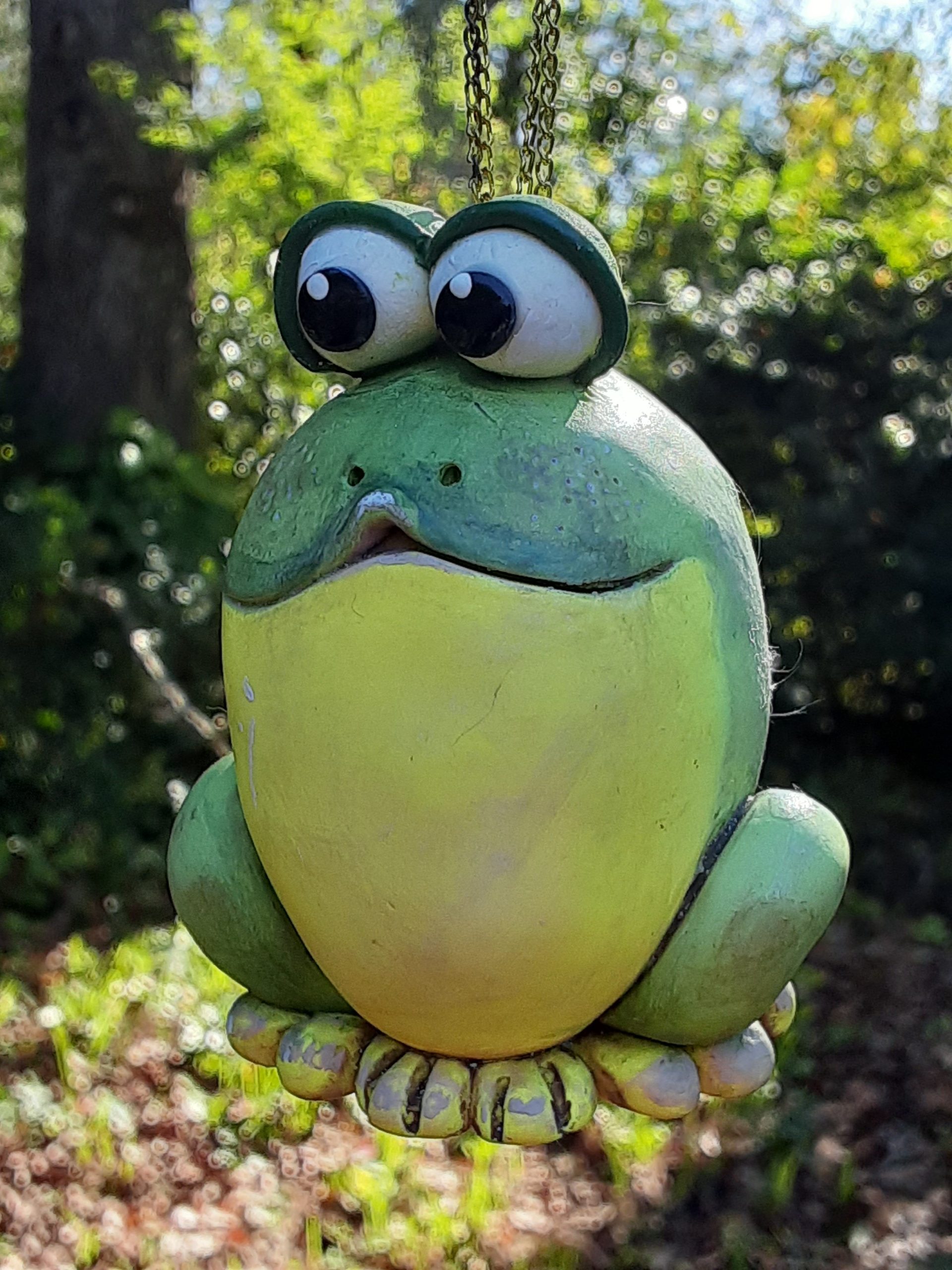 Green frog Ornament