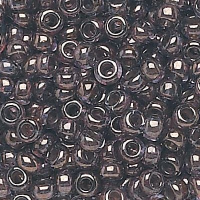 Czech Seed Beads 10/0 size Transparent Lumi Finish